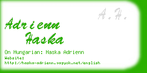 adrienn haska business card